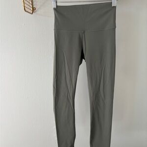 Sage grey, grey green lululemon leggings 25” HR size 4